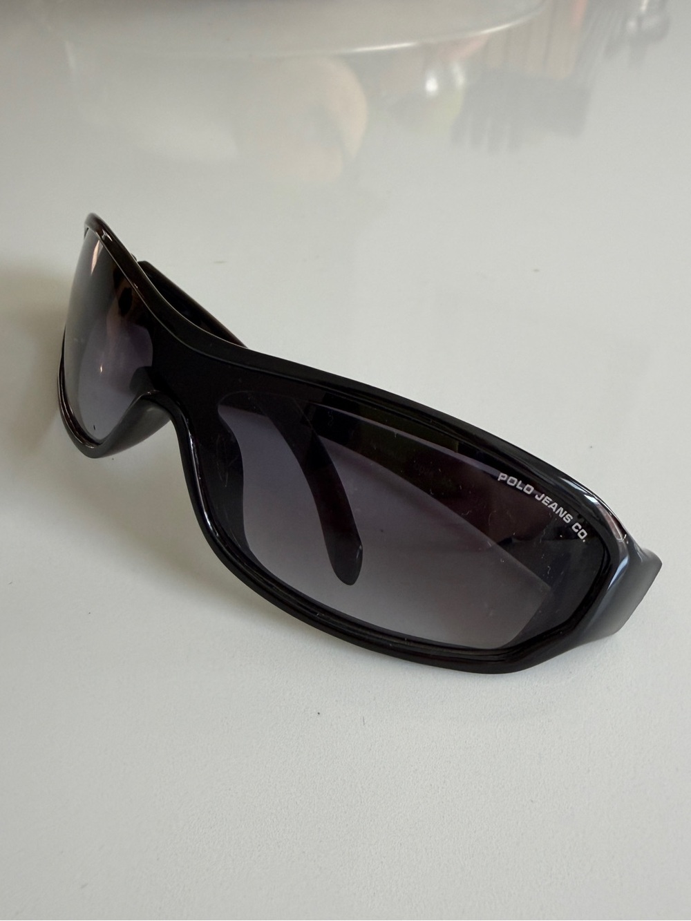 Polo Jeans Co. Black Wrap Sunglasses